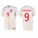 Polen Robert Lewandowski #9 Replika Hemma matchkläder VM 2022 Korta ärmar